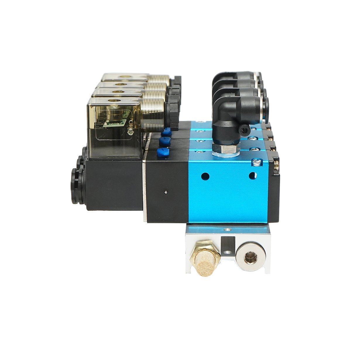 Set 4 electroventile Tractor Forestier 12V cu rampa 2 deschis/2 inchis pentru DISRA99